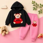 Baby Two-Piece Hoodie Set, DTF Print, 3-6M to 9-10Y