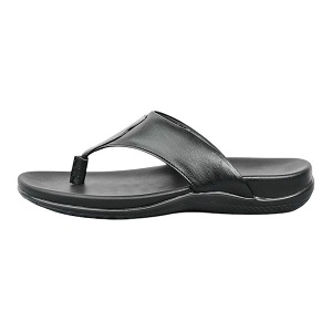 Premium Leather Sandal – Black