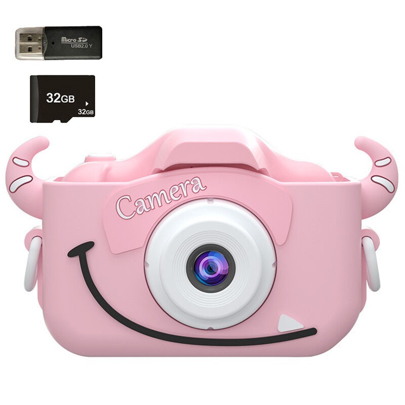 Kids Digital Camera with Silicone Case - Dual Lens Fun Camera for Ages 6+