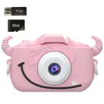 Kids Digital Camera with Silicone Case - Dual Lens Fun Camera for Ages 6+