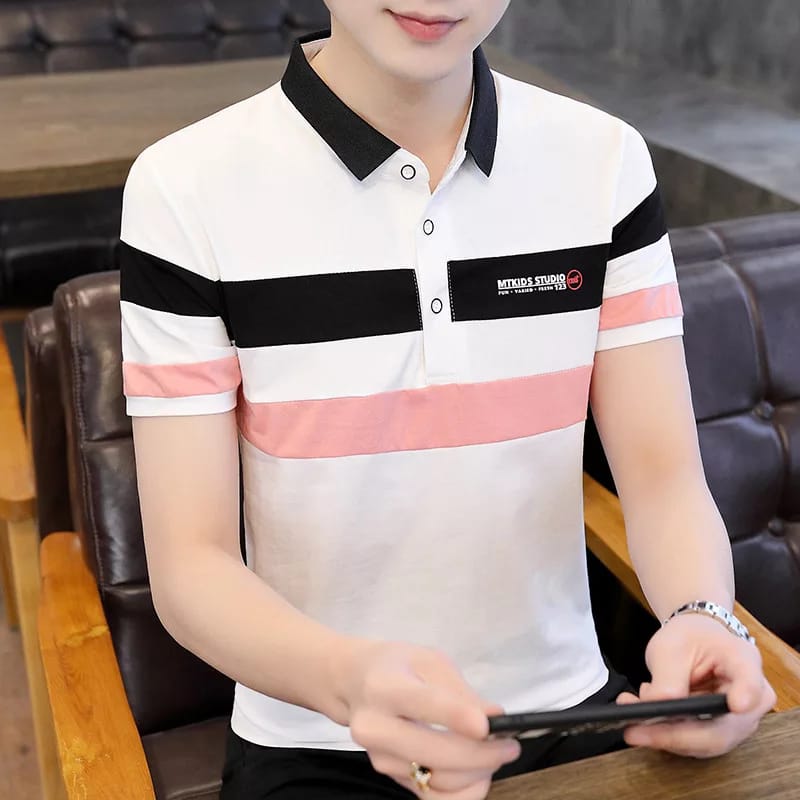 Men's Pure Cotton Polo Shirt, 190 GSM, Sizes M to XXL