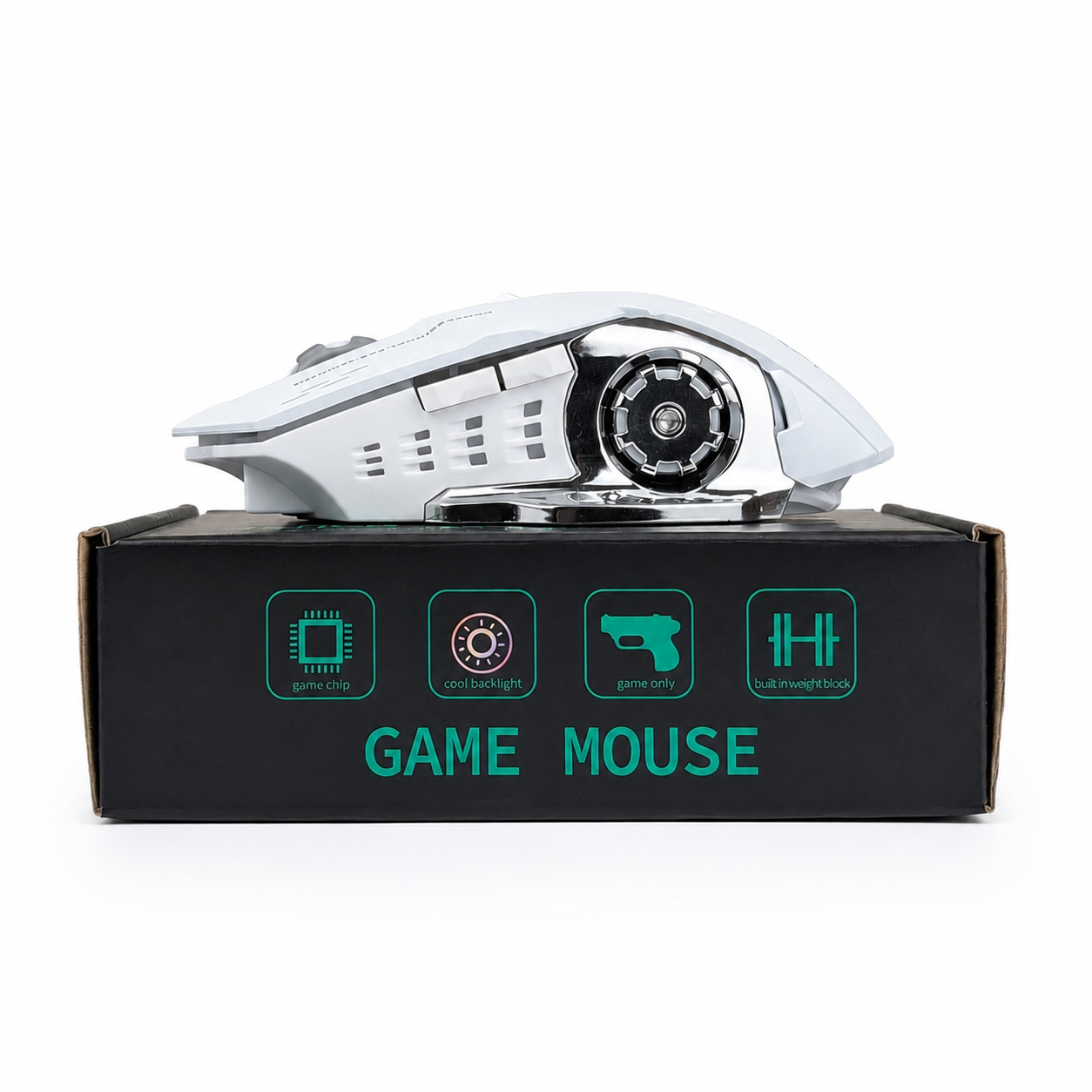 T1 & T2 Professional Wireless Gaming Mouse | Rechargeable Battery | Cool Backlight for FPS Shooter
