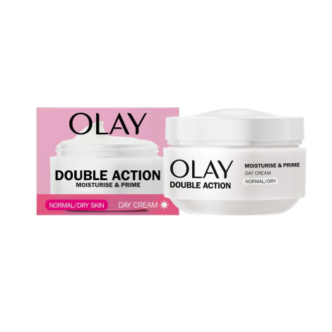 Olay Double Action Moisturise & Prime Normal/Dry Skin Day Cream 50ml (Poland)