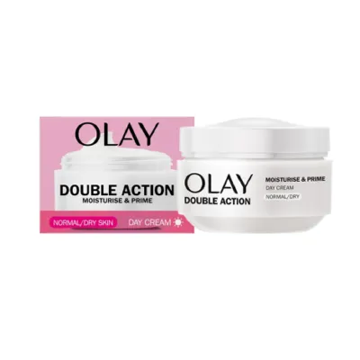 Olay Double Action Moisturise & Prime Normal/Dry Skin Day Cream 50ml (Poland)
