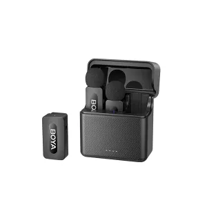 BOYA BY-V35 2.4 GHz Dual-Channel Wireless Microphone for Camera