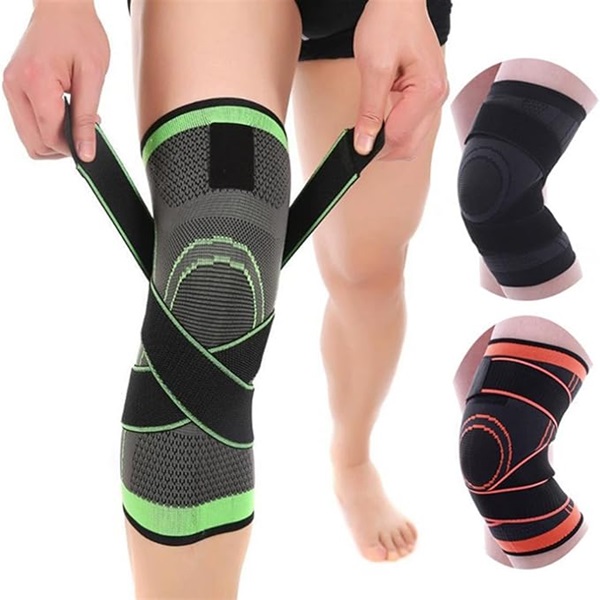 UNBIT Knee Braces， Kneelet Sports Knee Pads Cycling Man Adjustable Women Compression Elastic Knee Support Fitness Equipment Protective