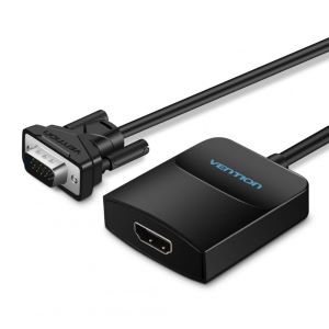 Vention VGA To HDMI Converter With Female Micro USB And Audio Port