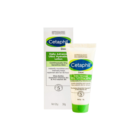 Cetaphil DAM Daily Advance Ultra Hydrating Lotion 30g (India)