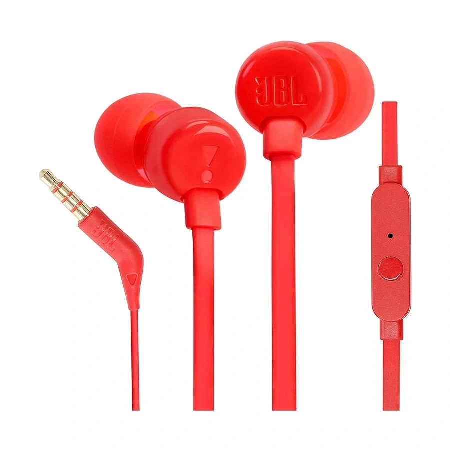 JBL TUNE 110 Wired In-Ear Red Earphone