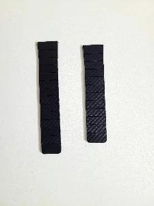 Carbon Magnetic Strap For Smart Watch-Size 22mm- Black Color