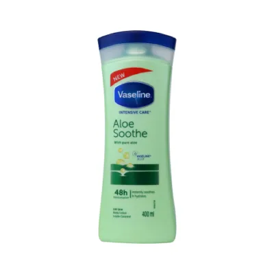 Vaseline Intensive Care Aloe Soothe 48H  Moisturisation Body Lotion 400ml (South Africa)