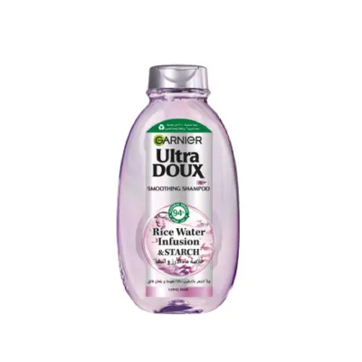 Garnier Ultra Doux Rice Water Infusion & Starch Smoothing Shampoo 600ml (Egypt)
