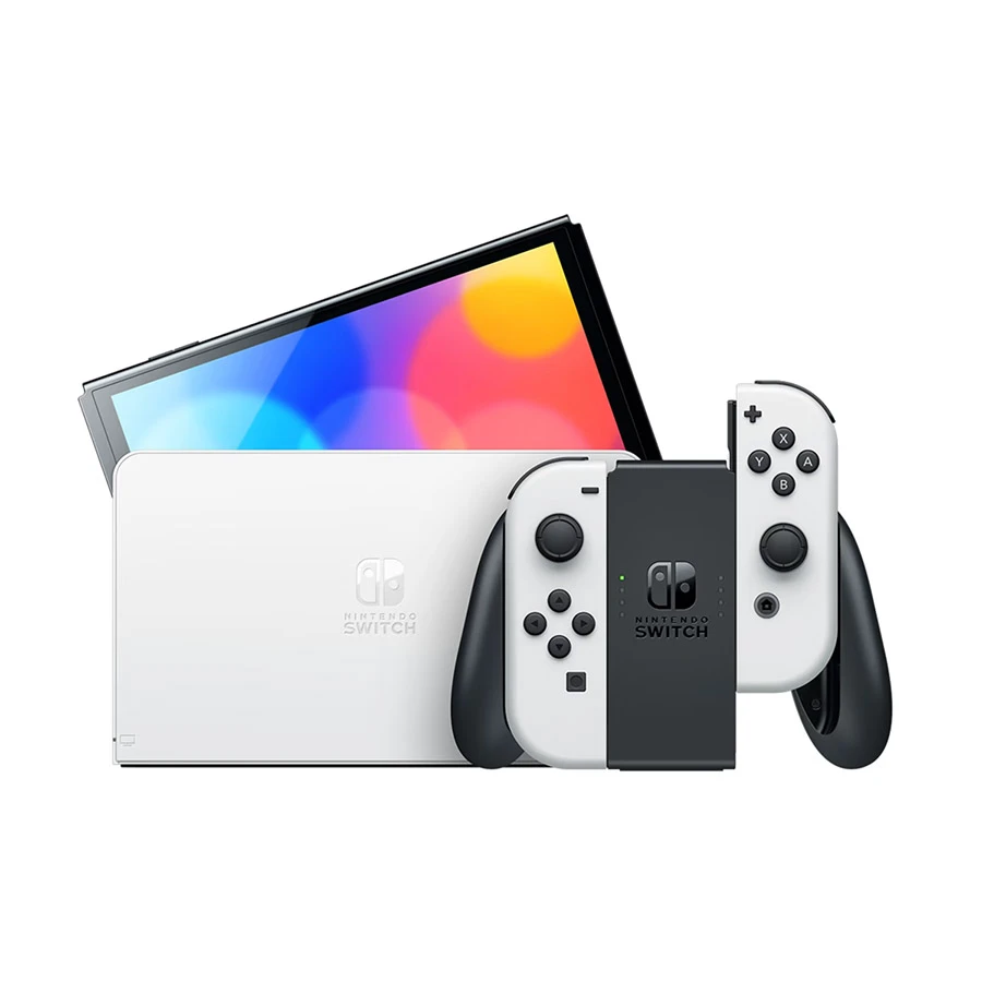 Nintendo Switch OLED 64GB Gaming Console White Set