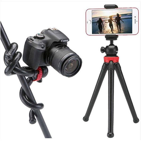 Octopus Tripod With Ball Head- Best For DSLR Or Smartphone Vlogging & Table Stand