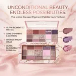 Technic Unconditional Pressed Pigment Eyeshadow Palette 30g (China)