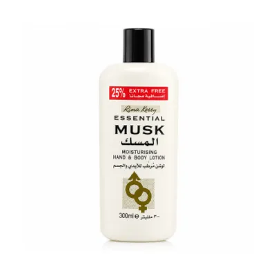 Rina Ketty Essential Musk Moisturising Hand & Body Lotion 300ml (UK)