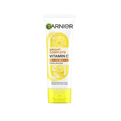 Garnier Bright Complete Vitamin C Face Wash 100g (India)