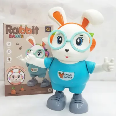 Dancing Rabbit Toy for Kids – Cute Musical Electric Bunny with Light & Sound
