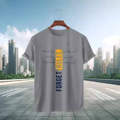 Half Sleeve Mesh T-shirt For Men