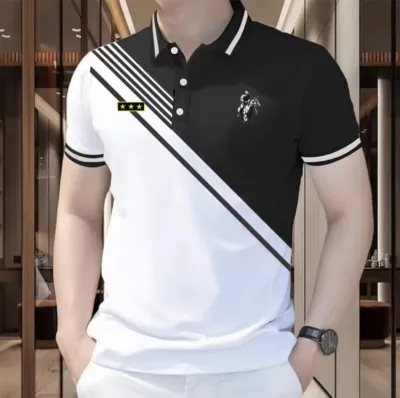 Men's Half Sleeve Pique Knit Polo Shirt, Sizes XL and XXL