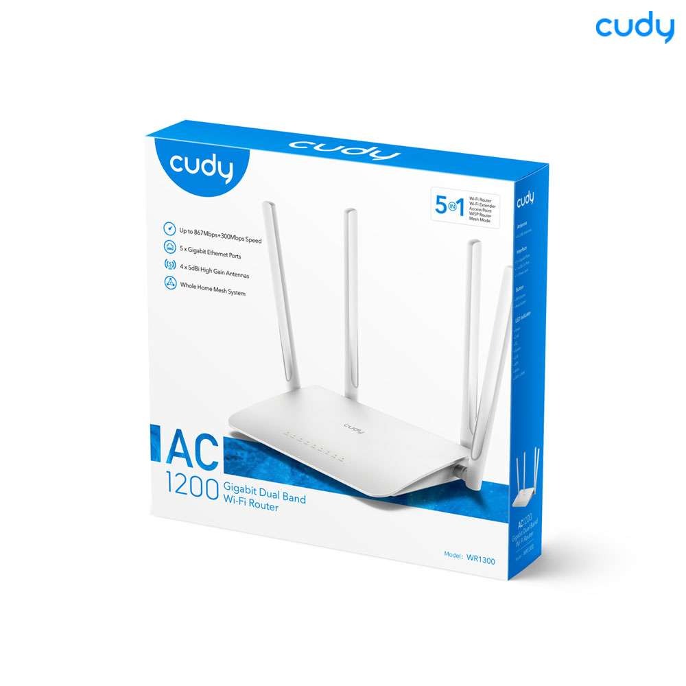 Cudy WR1200 AC1200 Dual-Band Wi-Fi Router