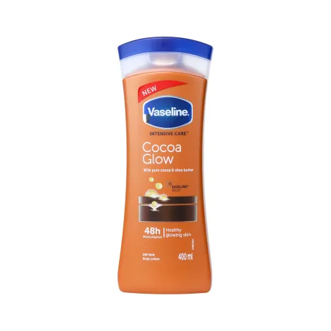 Vaseline Intensive Care Cocoa Glow 48H Moisturising Body Lotion 400ml (South Africa)