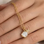 Pearl Shell Starfish Pendant Necklace