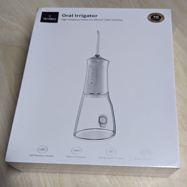 Oral Irrigator High Frequency Pulses for Efficient Teeth Cleaning (WiWU Wi-TP002)