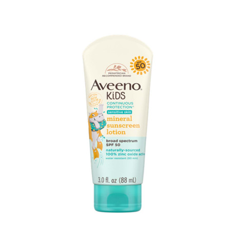Aveeno Kids Continuous Protection Board Sectrum SPF50 88ml (USA)