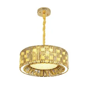 Qulik Gold Radiance Luxury LED Crystal Chandelier Light (QL-A6157-400)