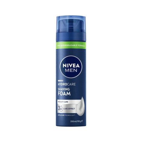 Nivea Men Hydro Care Shaving Foam 200ml (Italy)