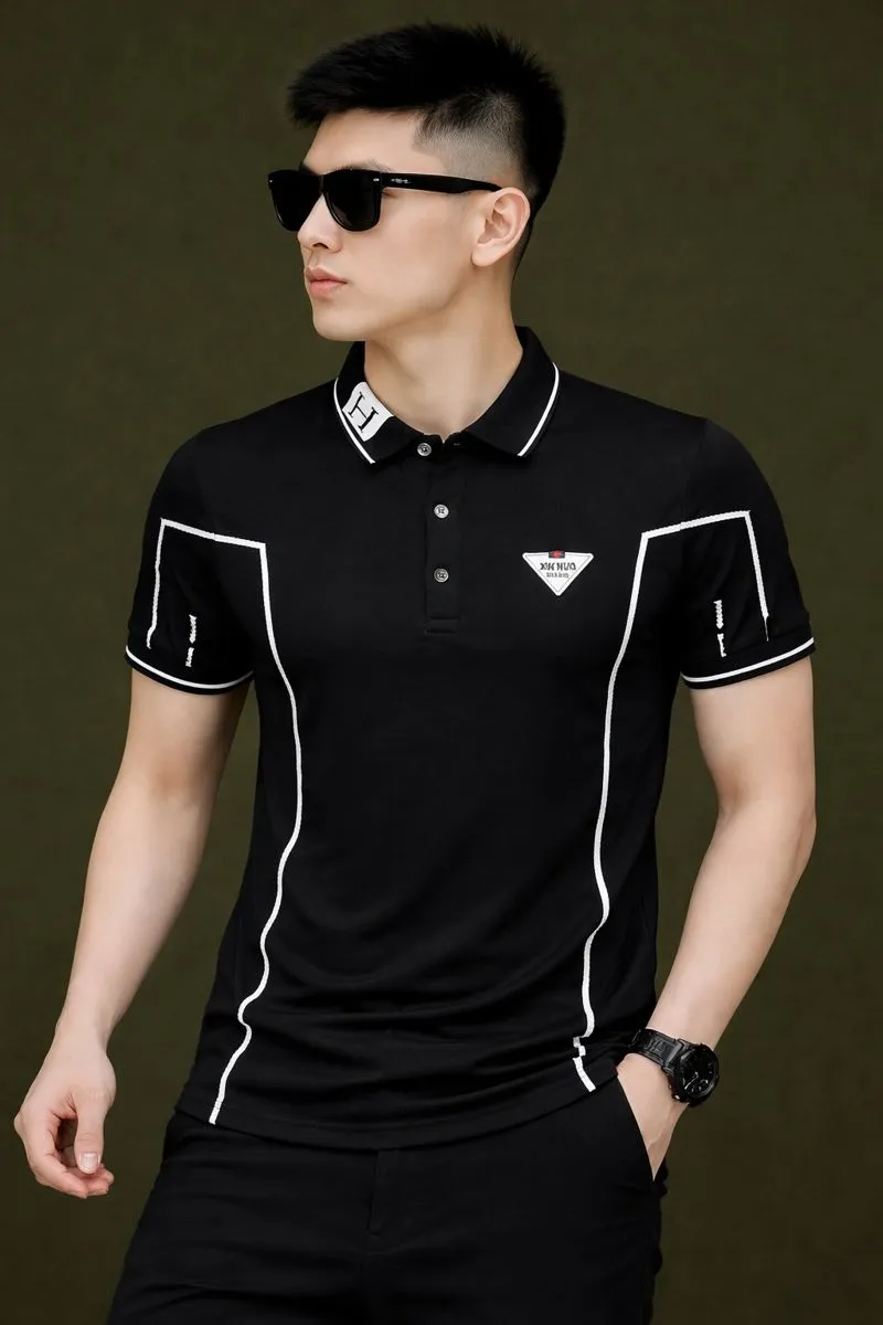 Men's Pure Cotton Polo Shirt, 200 GSM, Sizes M to XXL