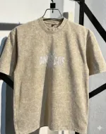 Men's Acid Wash Drop Shoulder T-Shirt, Pure Cotton 250 GSM