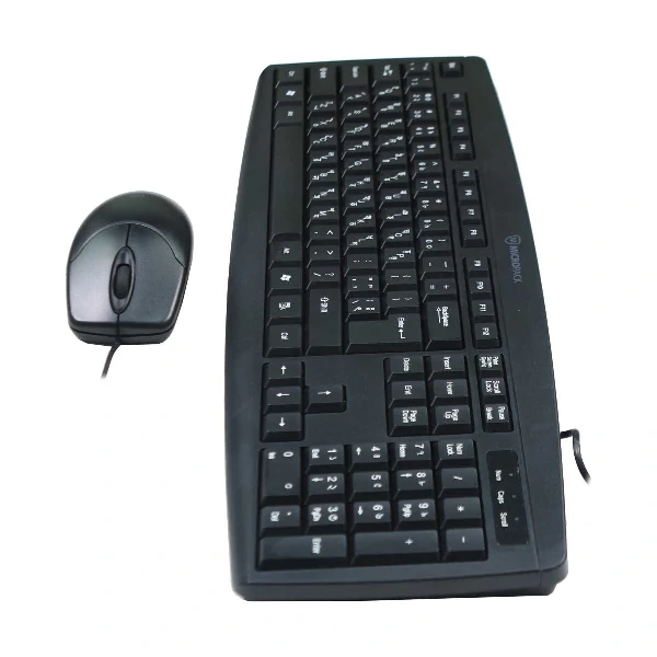 Micropack KM-2003 Black USB Keyboard & Mouse Combo with Bangla