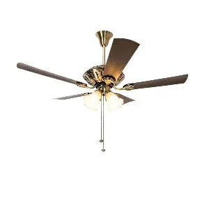 Crompton Jupiter 48" Decorative Ceiling Fan with Lights (Antique Brass ) C-215