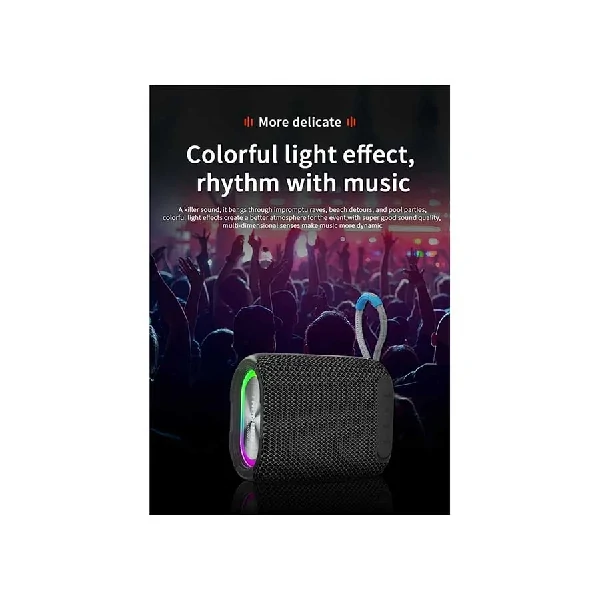 Wiwu Thunder P26 Gray Portable Bluetooth Speaker