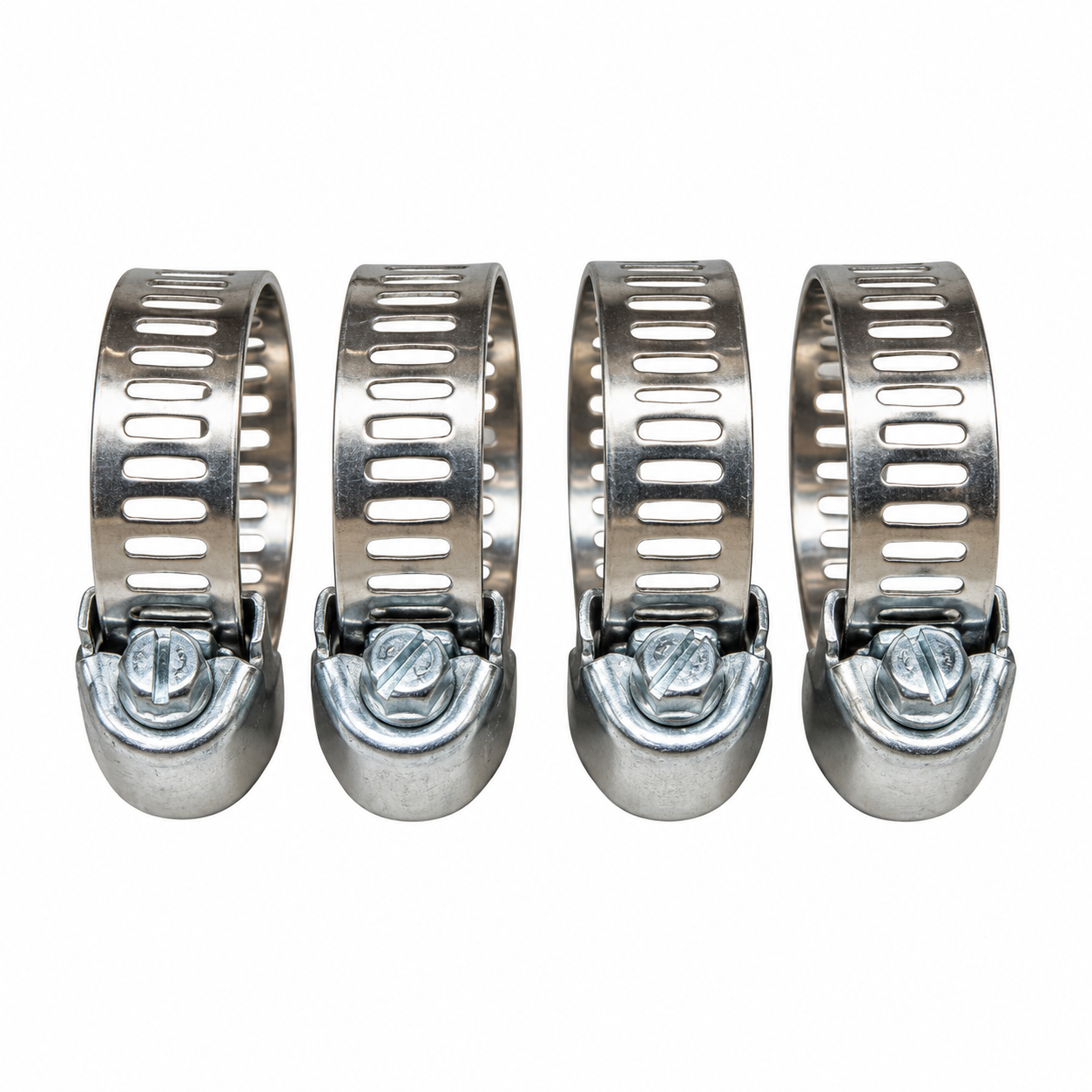Stainless Steel Hose Clamps (4 Pcs)