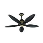 SK Grace 56" Inverter with Remote Ceiling fan Black Gold SK-205