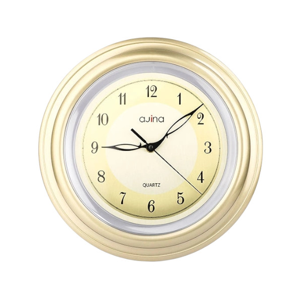 Acme Round Wall Clock Golden