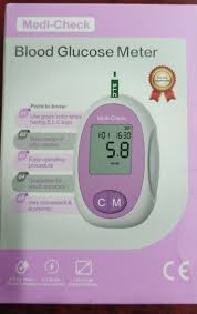 Medi-Check Blood Glucose Meter with Free Thermometer