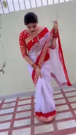 Makhon Georgette Saree with Full Body Sequin and Embroidery Work