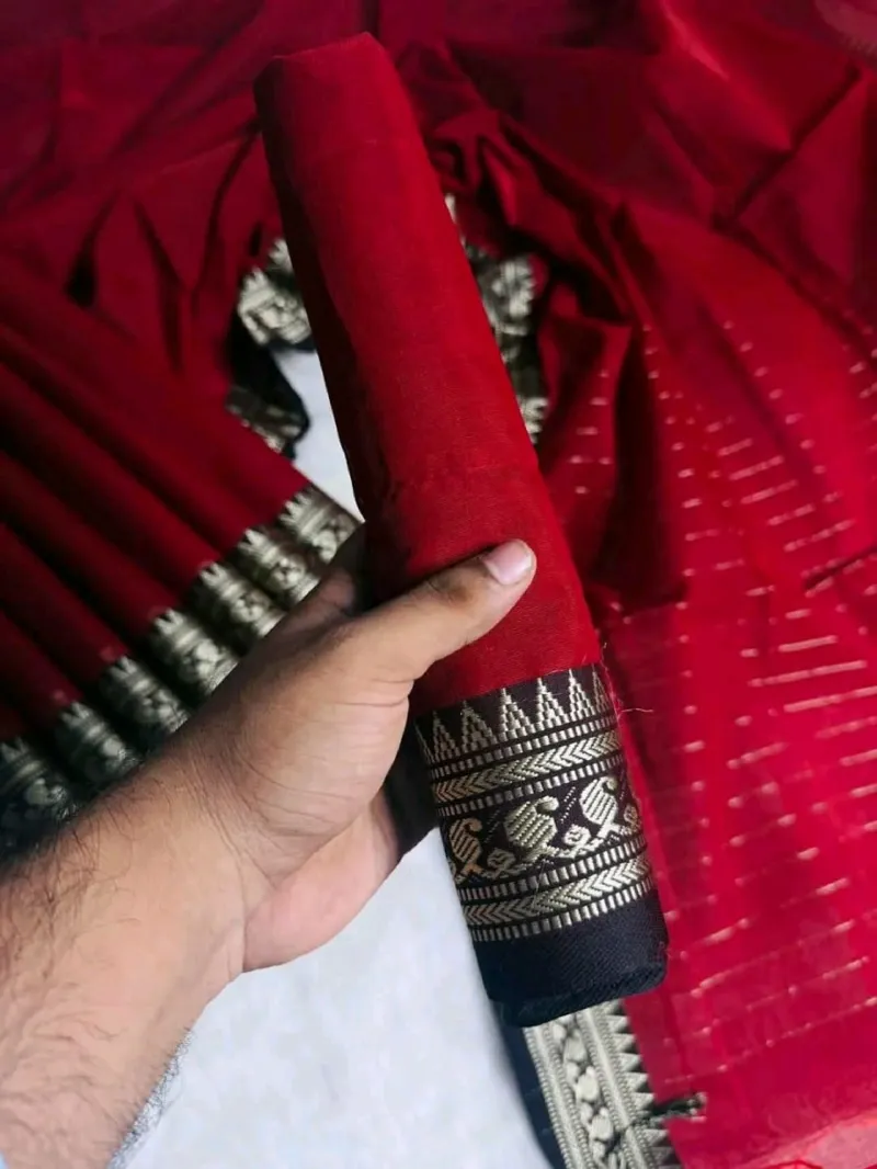 Nokshi Paar Suti Saree for All-Day Wear, 6 Colours