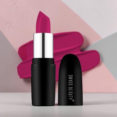 Swiss Beauty Pure Matte Lipstick - 215 Natural Coco (China)