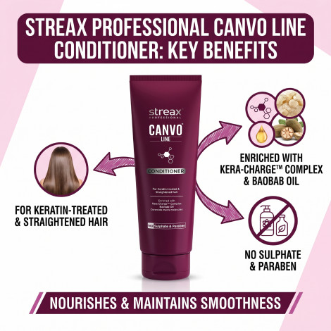 Streax Canvo Line Conditioner 240g (India)