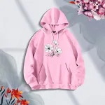 Premium Comfortable (joba-Pink) Ladies winter hoodie