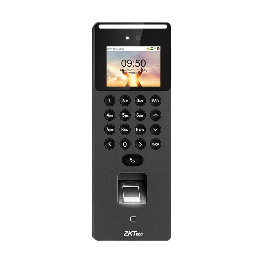 ZKTeco SenseFace 2A Face & Fingerprint Access Control with Adapter
