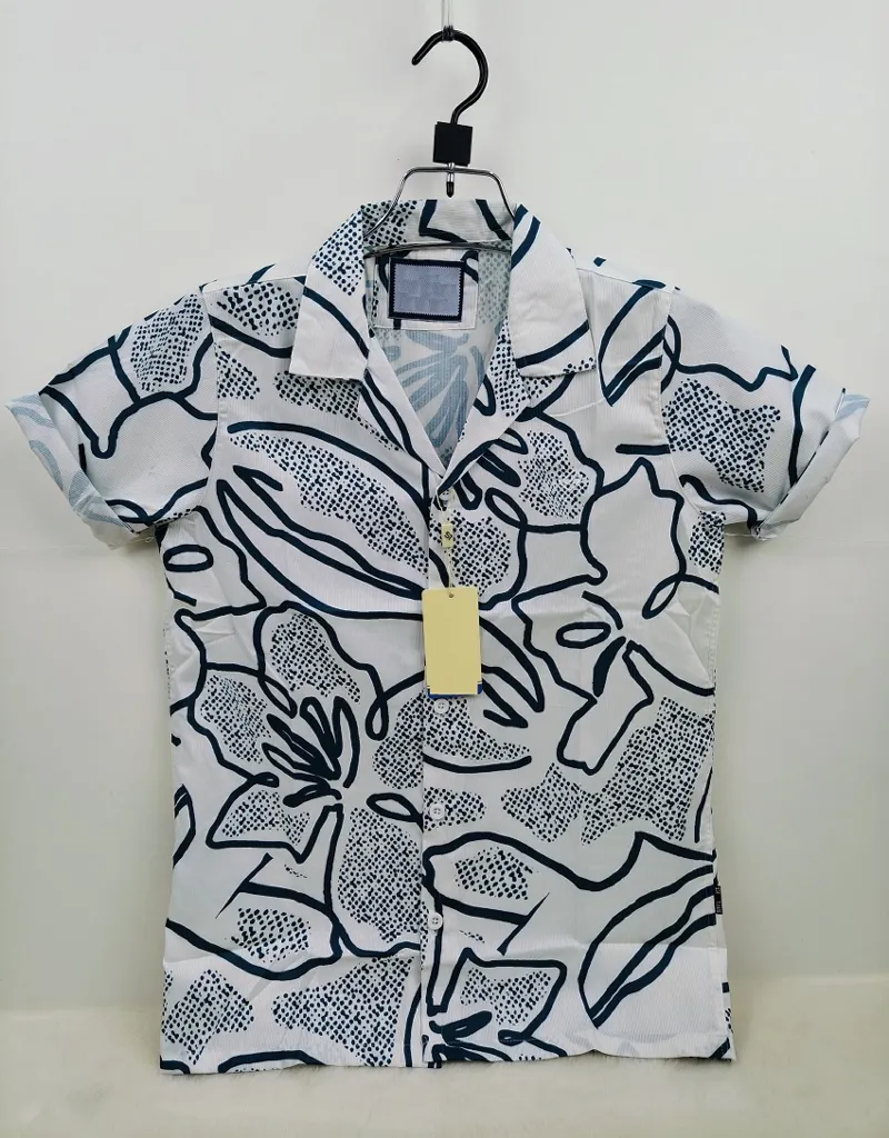 Men's Slim Fit Drop Shoulder Shirt, Spandex Cotton, Sizes M to XL