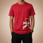 Export Brand Summer T-Shirt- Red