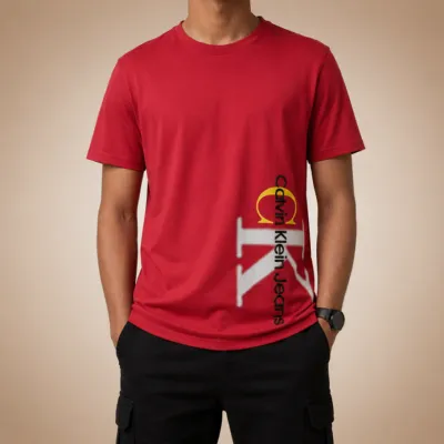 Export Brand Summer T-Shirt- Red