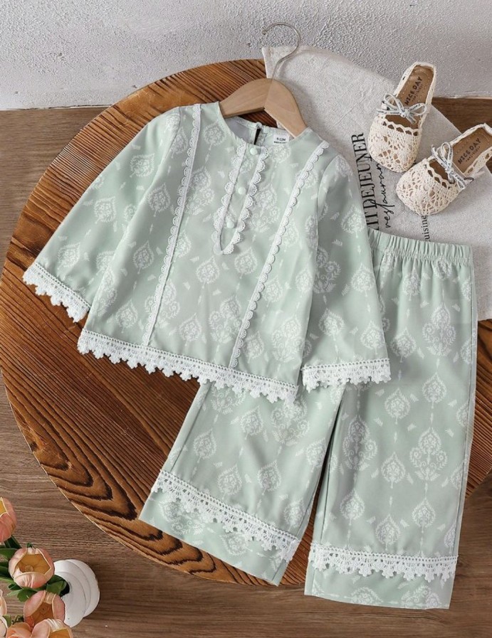 Kids' Pure Cotton Two Piece Set, 6 to 13 Years, 4 Colours
